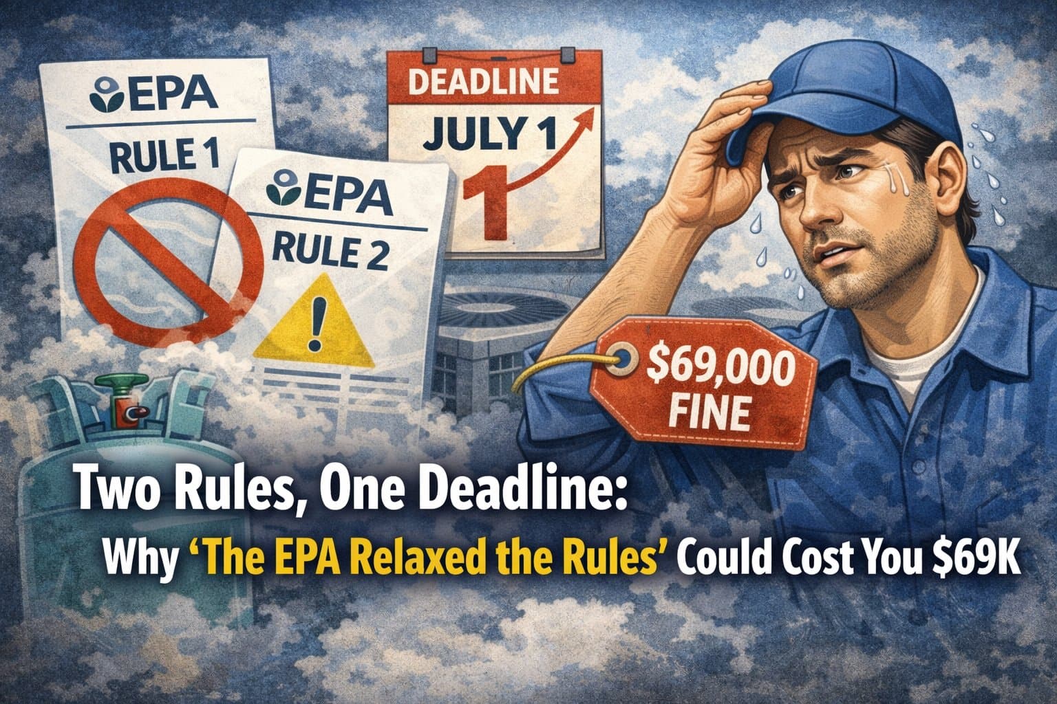 Worried HVAC contractor facing two EPA rules, a deadline, and a 69K fine tag